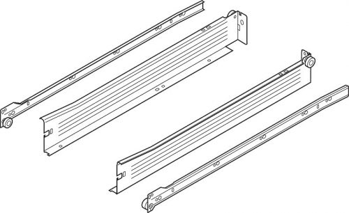 320N2700C METABOX N (54 mm) 270mm részleges kihúzású, 25kg