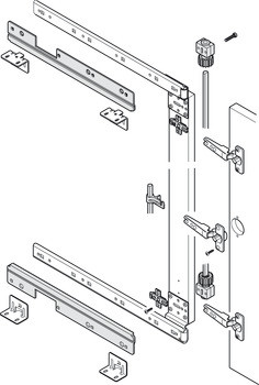 408.05.605 pocket door fiókcsúszó